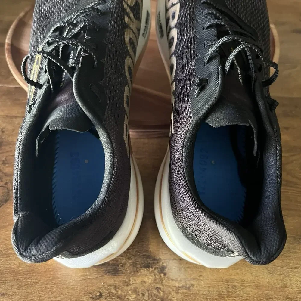 Brooks Hyperion 2 Race Running Cushioned Black Gold Sneakers Shoes Mens 12